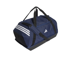 ADIDAS TIRO DUFFLE BAG LARGE WITH BOTTOM COMPARTMENT - TENABL/WHITE