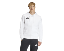 ADIDAS ENTRADA26 FULL ZIP HOODIE - WHITE/BLACK