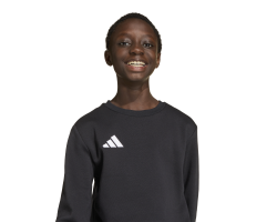 ADIDAS ENTRADA26 SWEAT TOP JR. - BLACK/WHITE