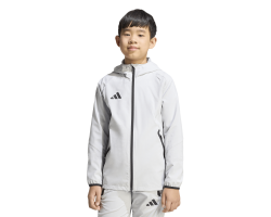 ADIDAS TIRO TRAVEL WINDBREAKER JR. - TMLGGR/BLACK