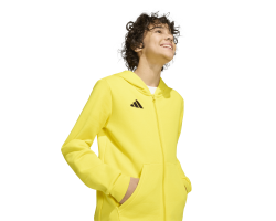 ADIDAS ENTRADA26 FULL ZIP HOODIE JR. - TMYELL/BLACK