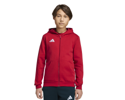 ADIDAS ENTRADA26 FULL ZIP HOODIE JR. - TEPORE/WHITE