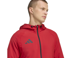 ADIDAS TIRO TRAVEL WINDBREAKER - TEPORE/BLACK