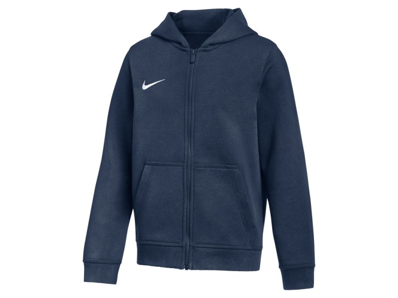 NIKE PARK 26 HOODED FZ JR. - MIDNIGHT NAVY/WHITE
