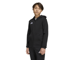 ADIDAS ENTRADA26 FULL ZIP HOODIE JR. - BLACK/WHITE