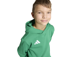 ADIDAS ENTRADA26 HOODIE JR. - TEAGRN/WHITE