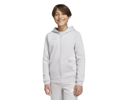 ADIDAS ENTRADA26 FULL ZIP HOODIE JR. - TMLGGR/WHITE