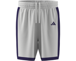 ADIDAS PULSE SPEED BBALL SHORTS - WHITE/TMCOPR