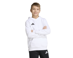 ADIDAS ENTRADA26 HOODIE JR. - WHITE/BLACK
