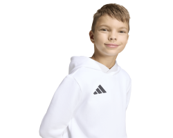 ADIDAS ENTRADA26 HOODIE JR. - WHITE/BLACK