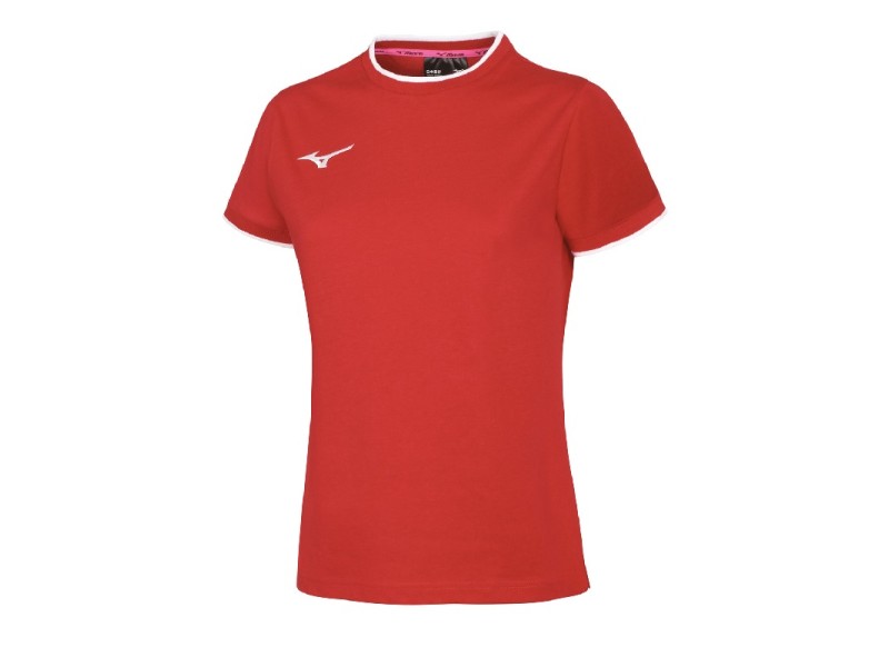 MIZUNO TEE - RED/WHITE