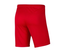 NIKE PANTALONCINO PARK 3 JR - RED/WHITE