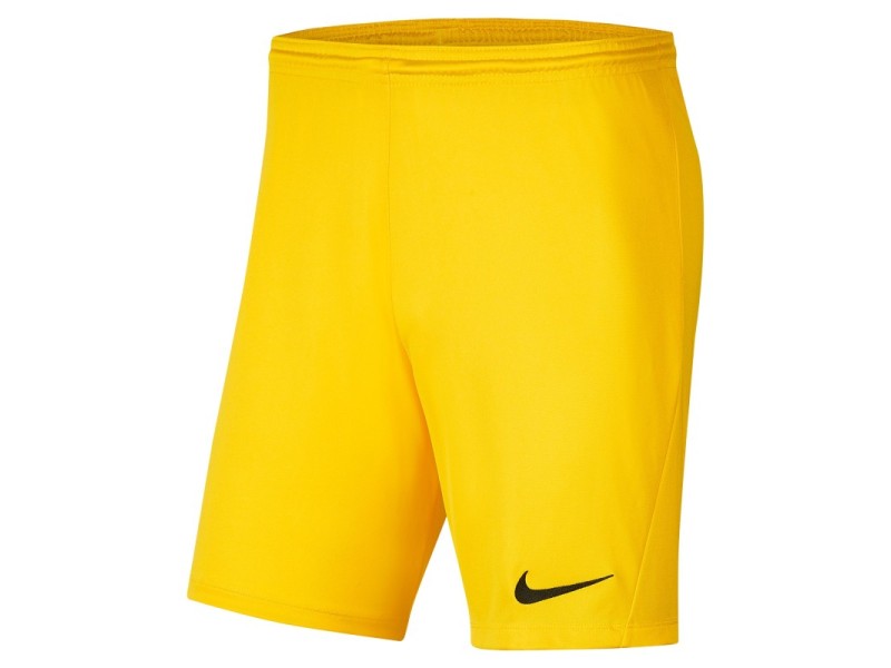 NIKE PANTALONCINO PARK 3 - YELLOW/BLACK