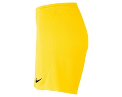NIKE PANTALONCINO DRI-FIT PARK 3 W  - TOUR YELLOW/BLACK