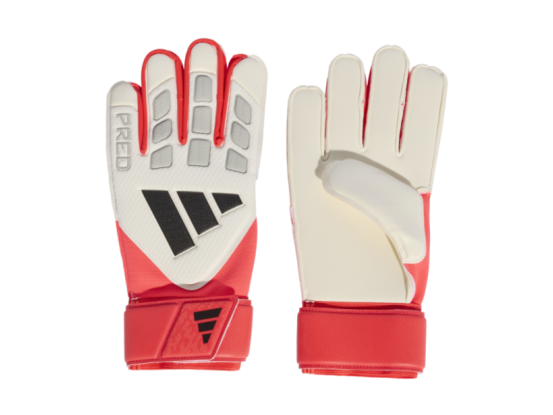 ADIDAS GK GLOVES PRED MTC - WHITE/LUCRED