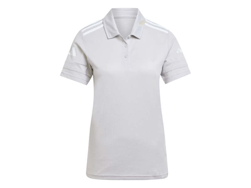 ADIDAS SQUADRA25 COTTON POLO - TEAM LIGHT GREY/WHITE