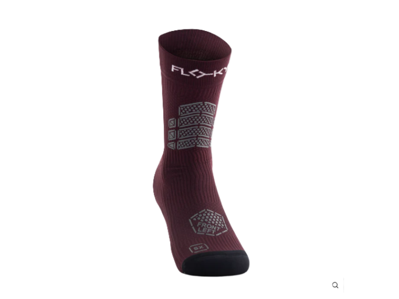 FLOKY CALZA CALCIO AXSIST 3D - GRANATA