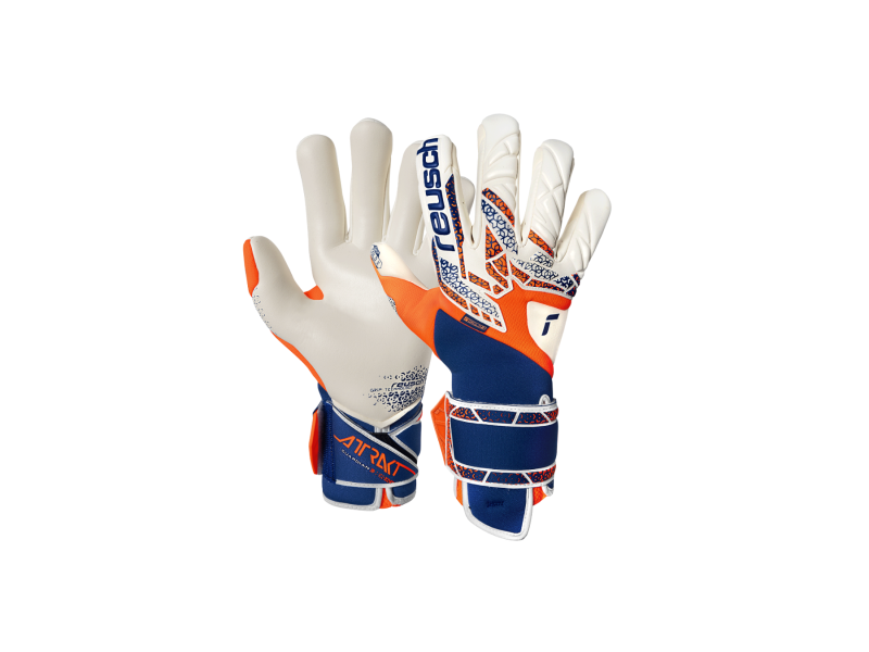 REUSCH GUANTI ATTRAKT GOLD X GUARDIAN - SHOCKING ORANGE/ENERGIZE BLUE