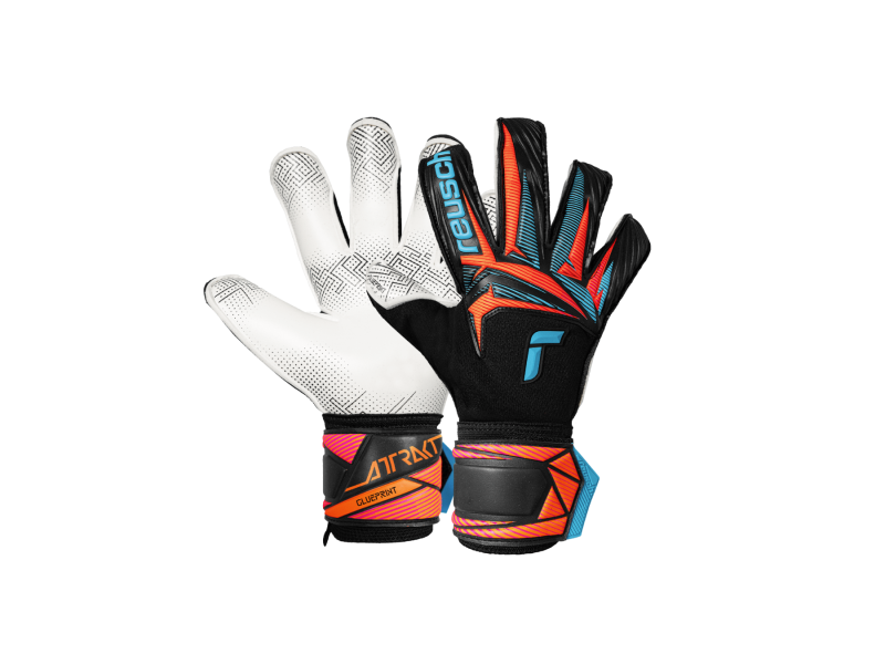 REUSCH ATTRAKT ADVANCE EVOLUTION GLUEPRINT - BLACK/ACQUA BLUE