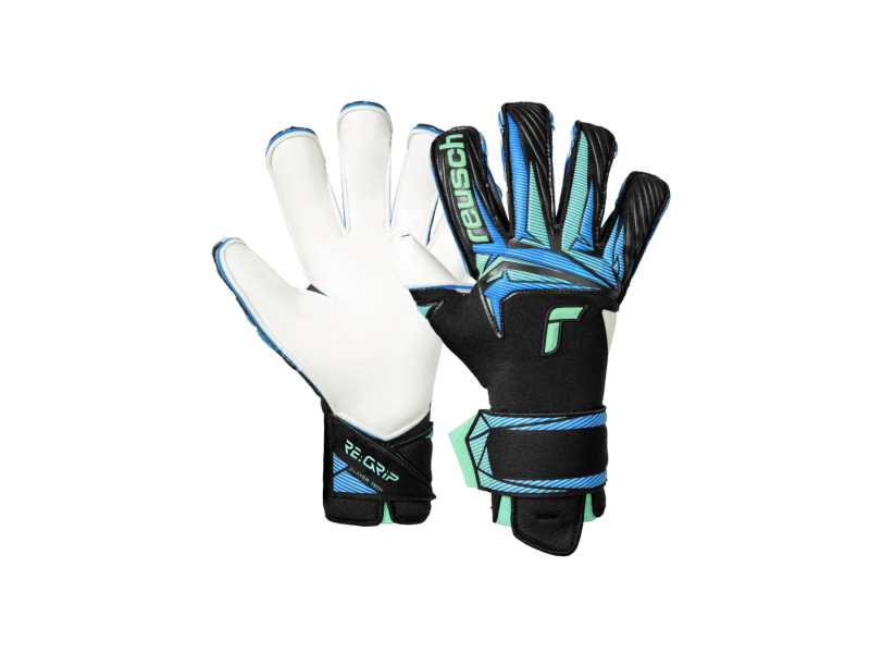 REUSCH ATTRAKT RE:GRIP EVOLUTION - BLACK/OCEAN LIGHT
