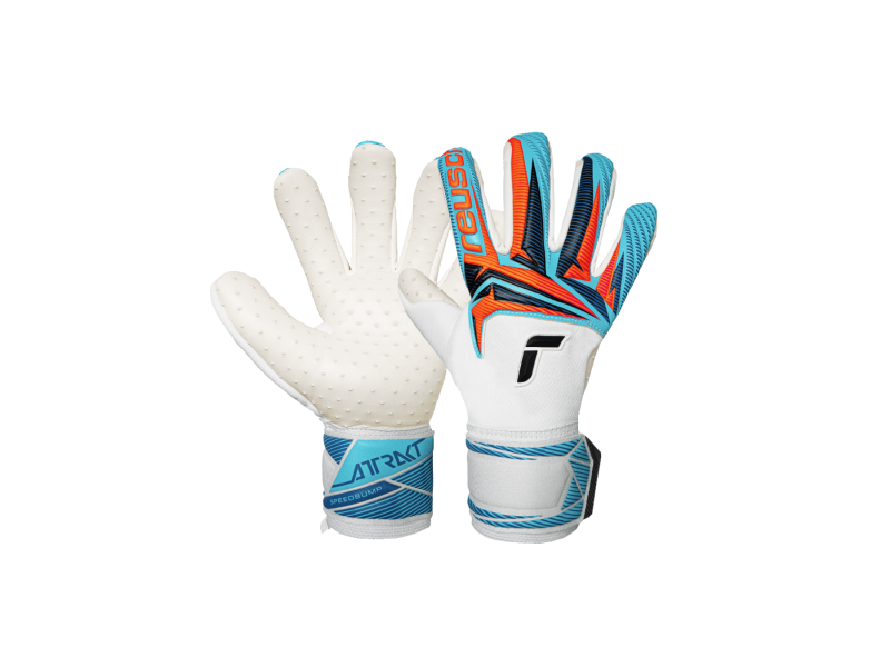 REUSCH ATTRAKT SPEEDBUMP - WHITE/LIGHT BLUE