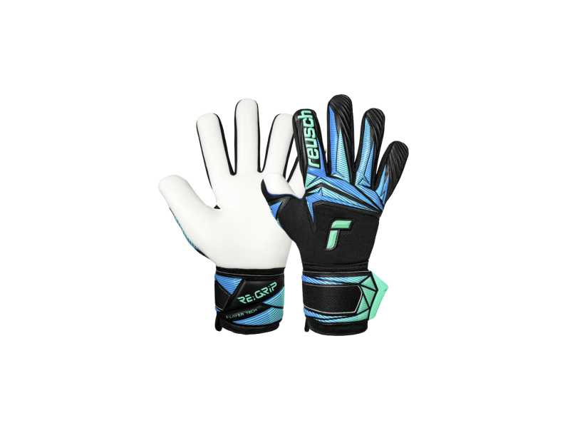 REUSCH ATTRAKT RE:GRIP NC - BLACK/OCEAN LIGHT