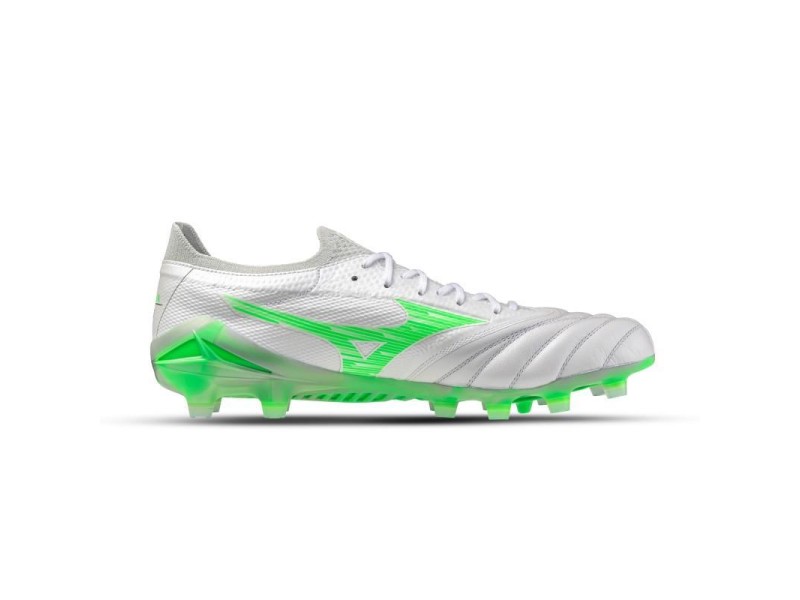 MIZUNO SCARPE MORELIA NEO BETA ELITE MD - WHITE/NEON GREEN