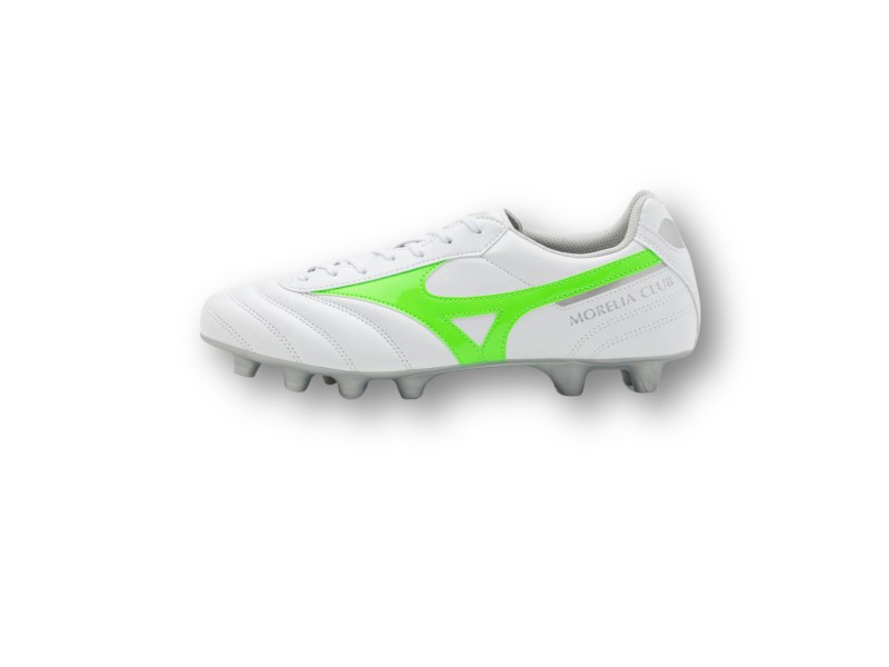 MIZUNO SCARPE MORELIA II CLUB MD - WHITE/NEON GREEN