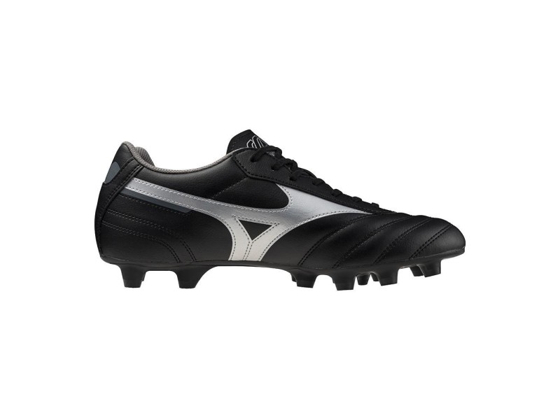MIZUNO SCARPE MORELIA CLUB MD - BLACK/GALAXY SILVER