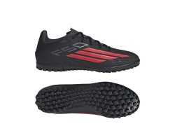 ADIDAS SCARPE F50 CLUB TF - CBLACK/LUCRED