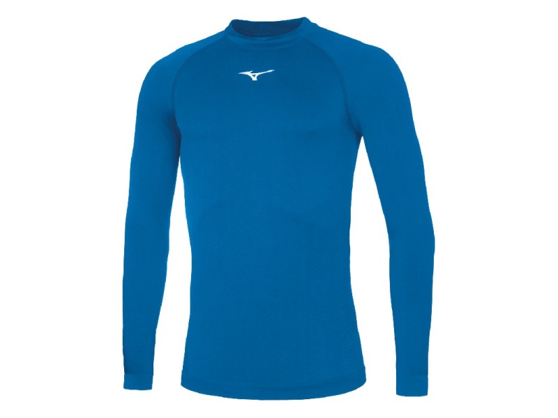MIZUNO MAGLIA TERMICA CORE - AZZURRO