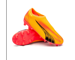 PUMA SCARPE ULTRA MATCH LL FG/AG JR - ORANGE