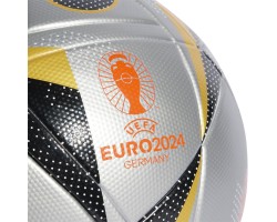 ADIDAS PALLONE EURO24 LGE F - SILVMT/GOLDMT