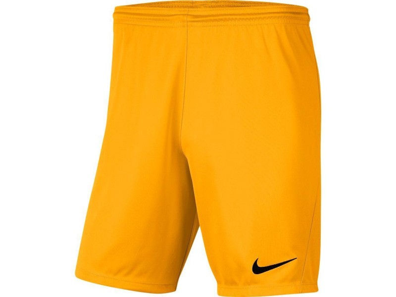 NIKE PANTALONCINO PARK 3 - GOLD/BLACK