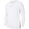 NIKE MAGLIA PARK FIRST LAYER - WHITE/COOL GREY