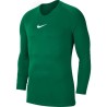 NIKE MAGLIA PARK FIRST LAYER - PINE GREEN/WHITE
