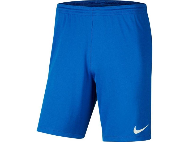 NIKE PANTALONCINO PARK 3 - ROYAL BLUE/WHITE
