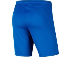 NIKE PANTALONCINO PARK 3 - ROYAL BLUE/WHITE