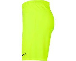 NIKE PANTALONCINO PARK 3 JR - VOLT/BLACK