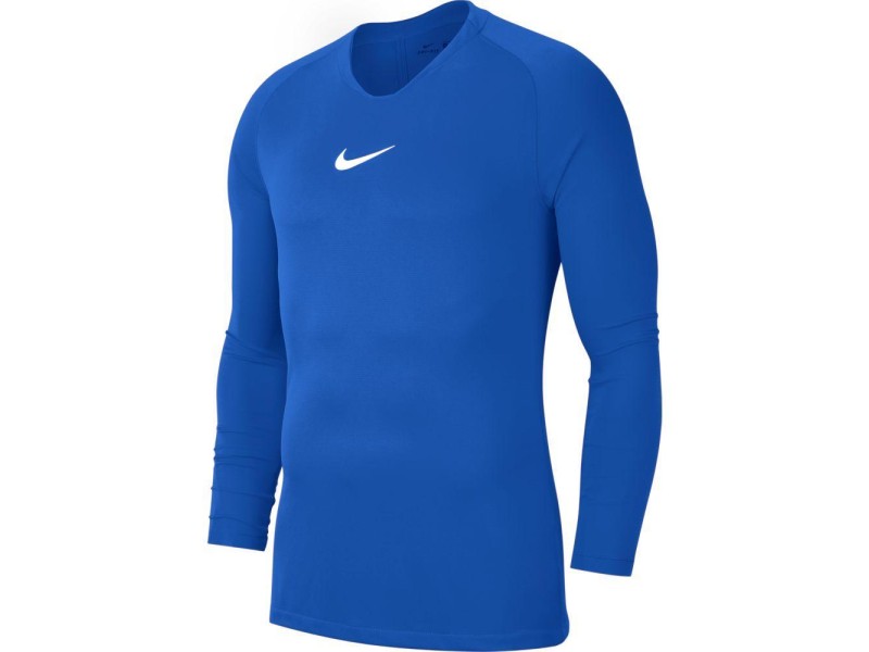 NIKE MAGLIA PARK FIRST LAYER - ROYAL BLUE/WHITE