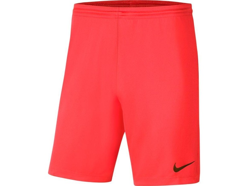 NIKE PANTALONCINO PARK 3 - BRIGHT CRIMSON/BLACK