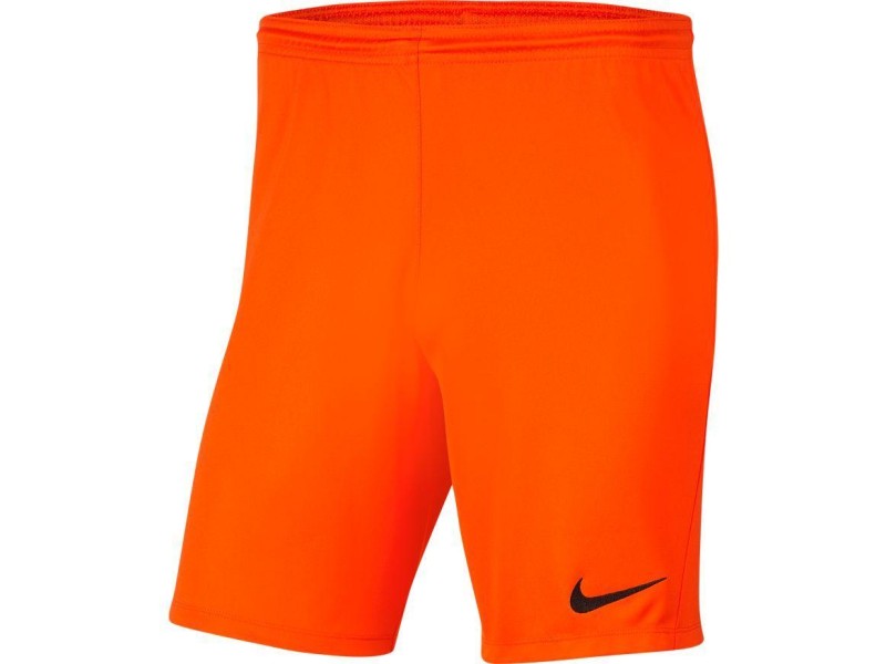 NIKE PANTALONCINO PARK 3 - ORANGE/BLACK