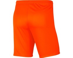 NIKE PANTALONCINO PARK 3 - ORANGE/BLACK