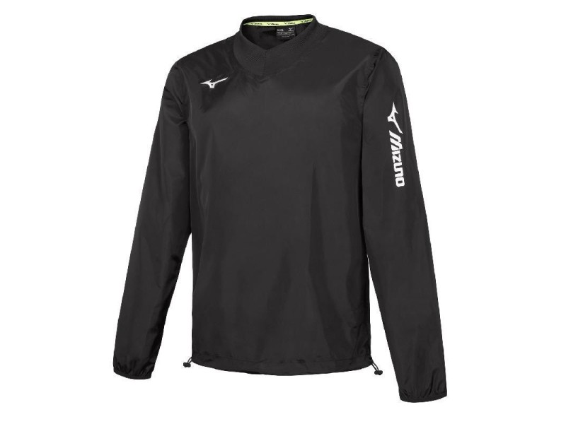 MIZUNO RAIN JACKET SENDAI - BLACK