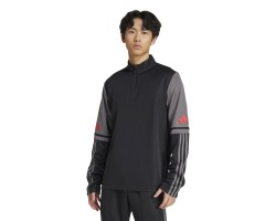 ADIDAS SQUADRA25 TRAINING TOP - BLACK/TEAM GREY FOUR